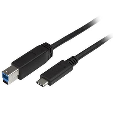 StarTech.com USB315CB2M, 2 m, USB C, USB B, USB 3.2 Gen 1 (3.1 Gen 1), Hane/Hane, Svart