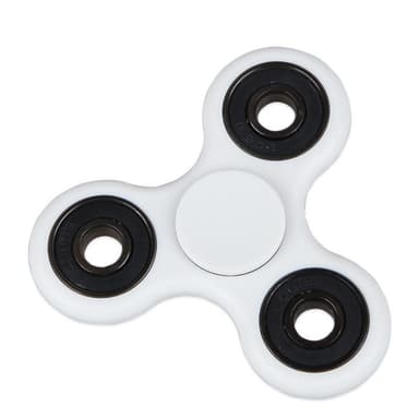 Fidget Spinner ruostumaton teräs - valkoinen