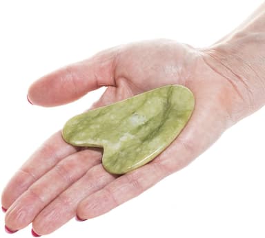 Gua Sha -hierontakivi Jade Green