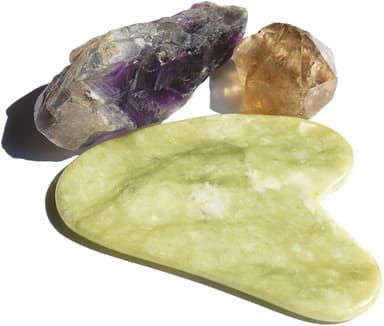 Gua Sha -hierontakivi Jade Green