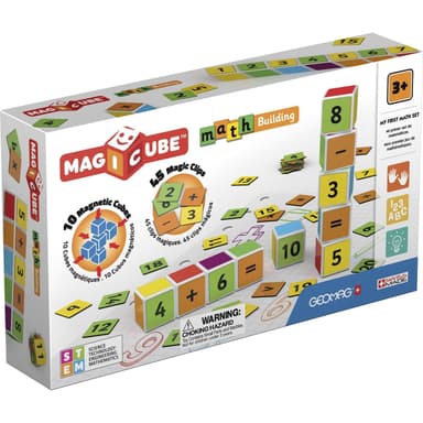 Geomag Magicube Maths Building 10 cubes + 45 clips