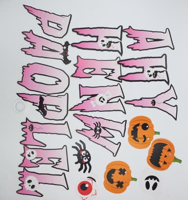 INF Halloween -koristeet ilmapallot, seppeleet 19 osaa