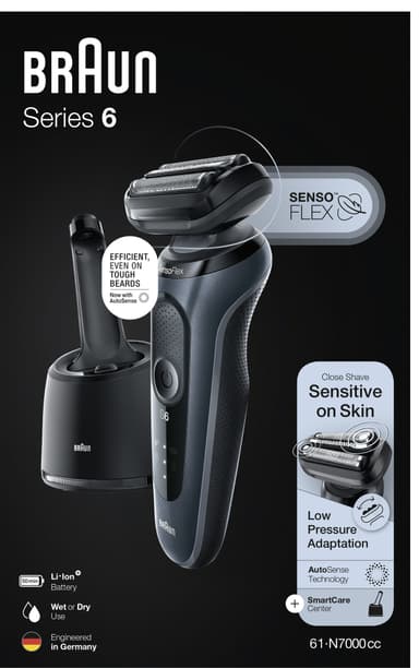 Braun Series 6 parranajokone 61-N7000cc