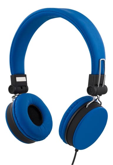 H300 Headphones with microphone, foldable, 3.5 mm, blue