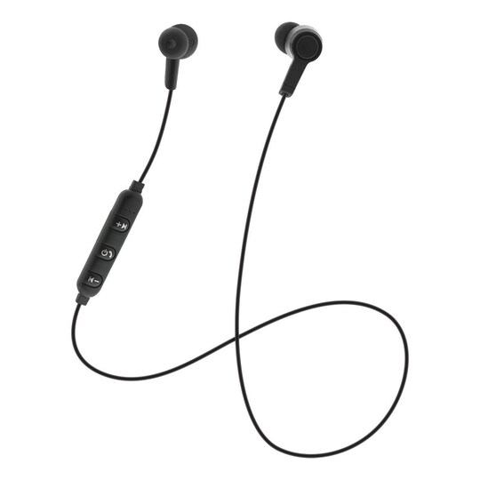 STREETZ In-ear BT -kuulokkeet, joissa on mikrofoni ja media- / vastauspainikkeet, musta