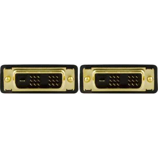 DELTACO DVI Single Link monitorikaapeli, DVI-D 18+1-pin ur-ur,5m,musta