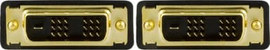 DELTACO DVI Single Link monitorikaapeli, DVI-D 18+1-pin ur-ur,5m,musta