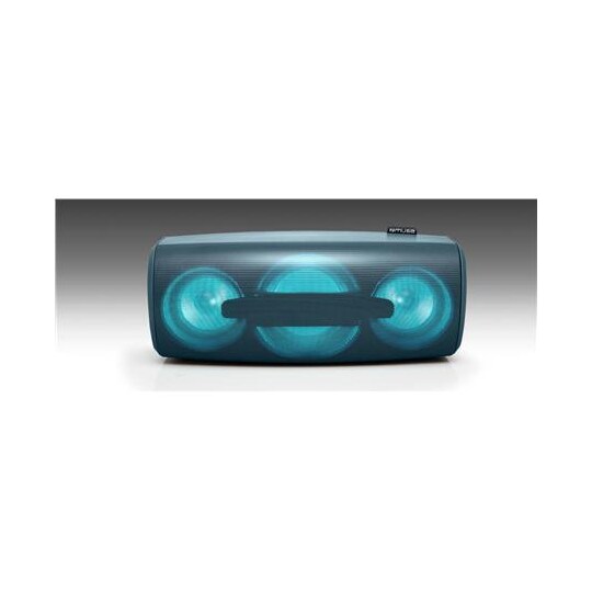 Muse Enceinte Bluetooth-kannettava roiskevedenkestävä kaiutin M-930 DJN 80 W, Bluetooth, Kannettava, Langaton yhteys, Sininen