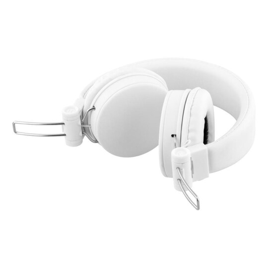 STREETZ-kuulokkeet, mikrofoni, 1-painike, 1,5 m, valkoinen