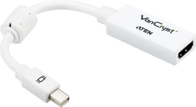 ATEN mini DisplayPort-HDMI-sovitin, ha-ho, 0,19 m, valkoinen