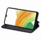 SKALO Samsung A13 4G Mandala Slim lompakkokotelo - Musta