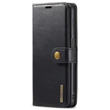 DG MING Samsung A13 4G 2-in-1 magneetti lompakkokotelo - Musta