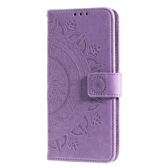 SKALO Samsung A13 4G Mandala lompakkokotelo - Violetti