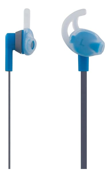STREETZ Bluetooth-stop-in-ear-kuulokkeet mikrofonilla, BT 4.1, harmaa/sininen