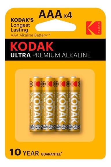 Kodak ULTRA premium AAA alkaliparisto (4 kpl)