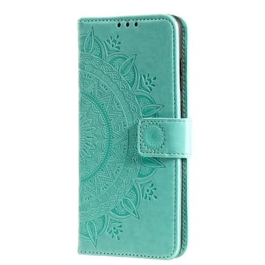 SKALO Samsung A13 4G Mandala lompakkokotelo - Turkoosi