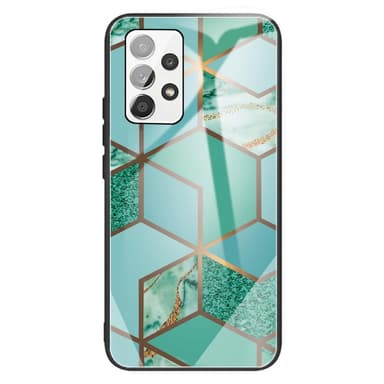 SKALO Samsung A13 4G Marmori karkaistu lasi TPU-suojakuori - #7