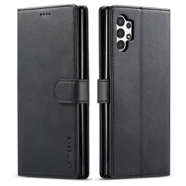 SKALO Samsung A13 4G LC.IMEEKE Lompakkokotelo PU-nahkaa - Musta