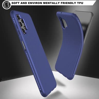 SKALO Samsung A13 4G Twill TPU kuori - - Sininen