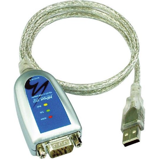 Moxa USB-sarjaporttisovitin, RS-232/422/485, DB9 uros, 10cm