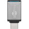 USB-Câ„¢ / USB A OTG Super Speed sovitin 3.0-latauskaapeleiden liittämiseen, harmaa
