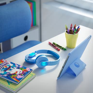 Langattomat On-ear kuulokkeet lapsille Sininen