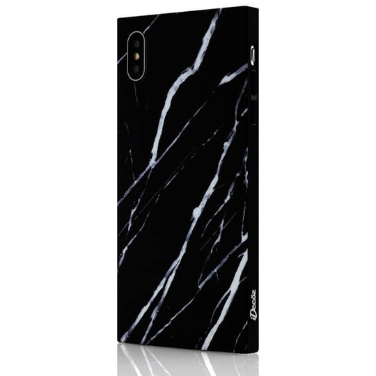 IDECOZ Suojakuori Black Marble   iPhone XS Max