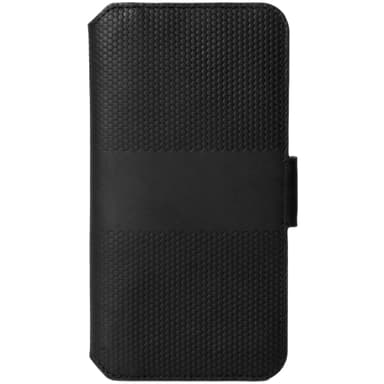 Nahkainen puhelinlompakko Galaxy S22 musta