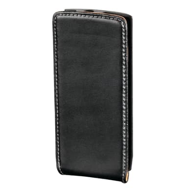 HAMA Mobil Laukku Sams Wave II Flip-Front Musta Nahkaa
