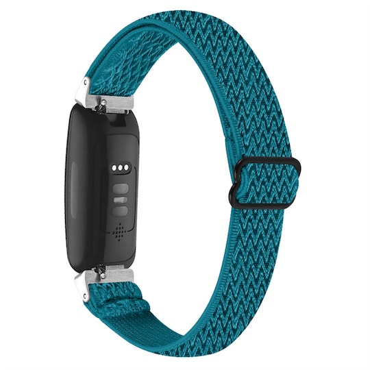 Punottu kelloranneke, joka on yhteensopiva Fitbit Inspire 1 greenin kanssa