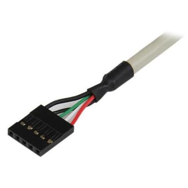 StarTech.com USBPLATE, 2 x IDC, 2 x USB A, 0,286 m, Hopea