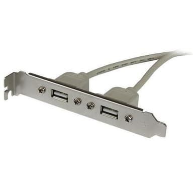 StarTech.com USBPLATE, 2 x IDC, 2 x USB A, 0,286 m, Hopea