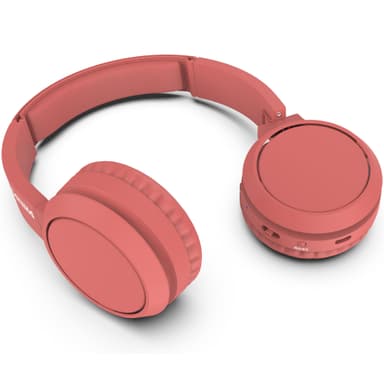 Korviin kiinnitettävät Bluetooth-kuulokkeet, punainen