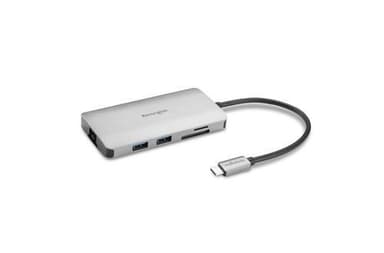 Kensington UH1400P USB-C 8-in-1 kuljettajaton mobiilitelakka