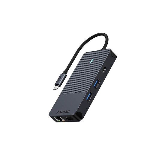 RAPOO UCM-2005 10-in-1 USB-C Multiport Adapter hubi (musta)