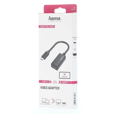 Hama USB-C - HDMI sovitin - Gigantti verkkokauppa