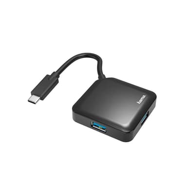 HAMA Hub USB-C 4x Porttia 5 Gbit/s