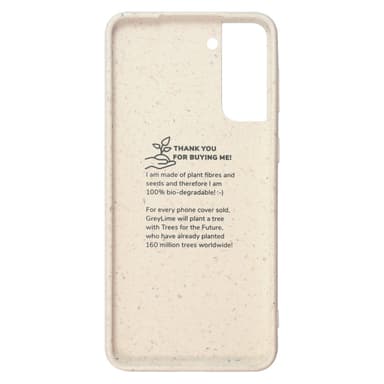 GreyLime Samsung Galaxy S21 biologisesti hajoava suojakuori Beige
