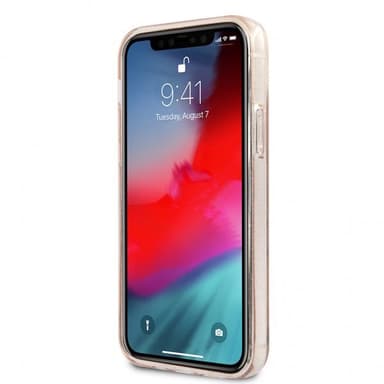 Guess iPhone 12 Pro Max Kuori Full Glitter Kulta