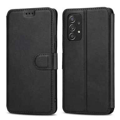 SKALO Samsung A53 5G Premium Cut Lompakkokotelo - Musta