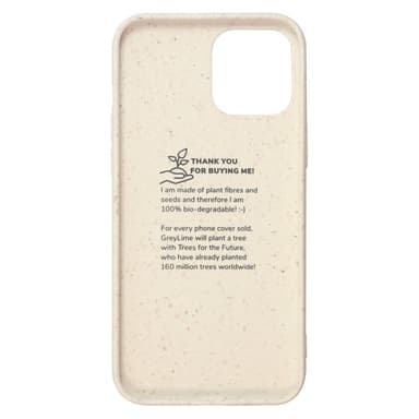 GreyLime iPhone 12 Pro Max biologisesti hajoava suojakuori Beige