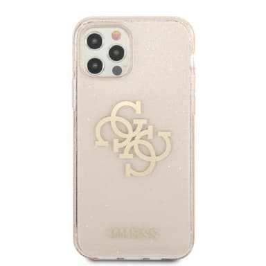 Guess iPhone 12 Pro Max Kuori Full Glitter Kulta
