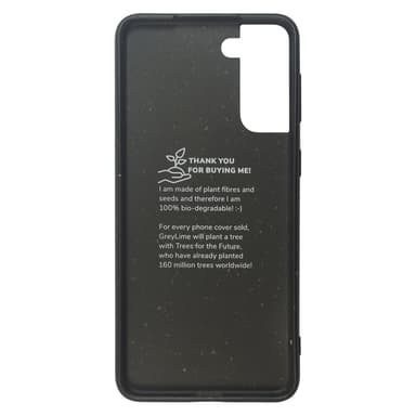 GreyLime Samsung Galaxy S22 biologisesti hajoava suojakuori musta