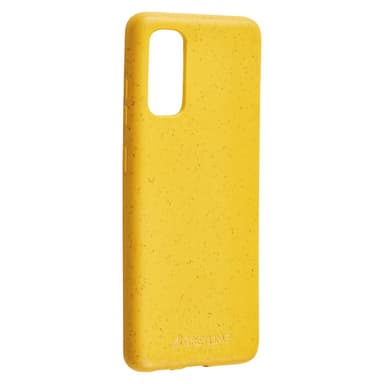 GreyLime Samsung Galaxy S20 biologisesti hajoava suojakuori keltainen