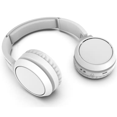 Korviin kiinnitettävät Bluetooth-kuulokkeet Valkoiset