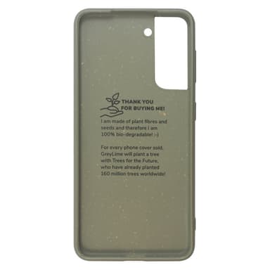 GreyLime Samsung Galaxy S21 biologisesti hajoava suojakuori vihreä