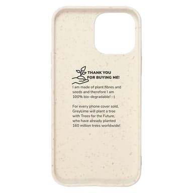GreyLime iPhone 13 Pro Max biologisesti hajoava suojakuori Beige