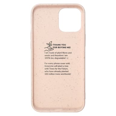 GreyLime iPhone 12 Pro Max biologisesti hajoava suojakuori vaaleanpunainen