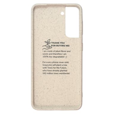 GreyLime Samsung Galaxy S21+ biologisesti hajoava suojakuori Beige