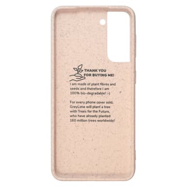 GreyLime Samsung Galaxy S22+ biologisesti hajoava suojakuori vaaleanpunainen